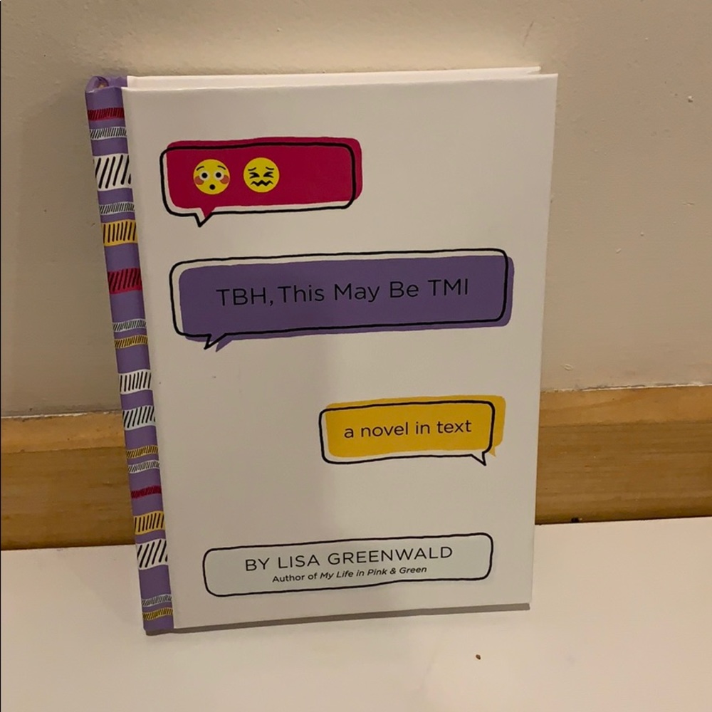 TBH this may be TMI book in text Hard cover copy